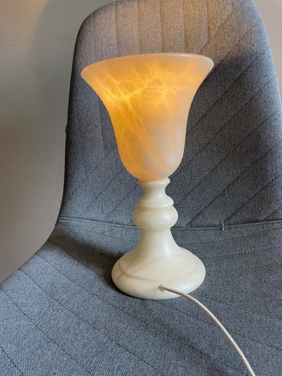 Image 1 of 2x Alabaster table lamp from Massive