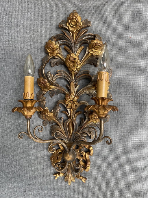 Lampe à paillettes italienne du CN Firenze datant de 50 ans