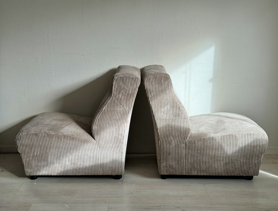 Image 1 of éléments d'assise de fauteuils lounge vintage des années 70