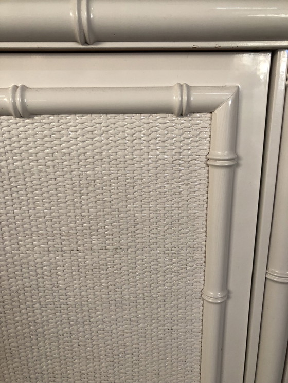 Image 1 of Credenza vintage in finto bambù, Jonathan Adler