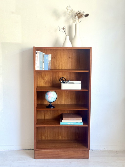 Vintage midcentury bookcase - 1960s teak