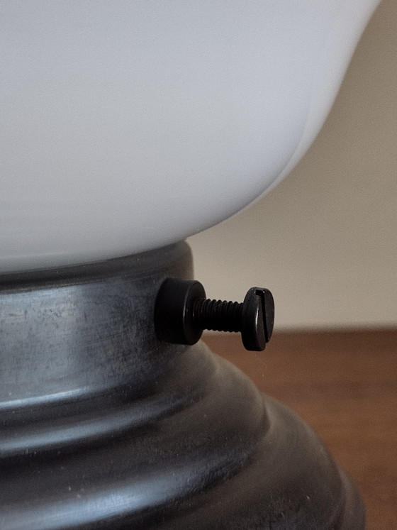Art Deco Giso Lamp Eikel – Gispen, Plafondlampen, Metal, Glass (photo 5 of 12)