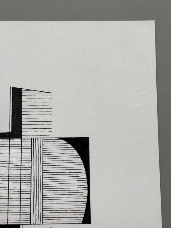 Image 1 of Eugène Eechaut (1928-2019) - 2 Works, Ink, 1987/88