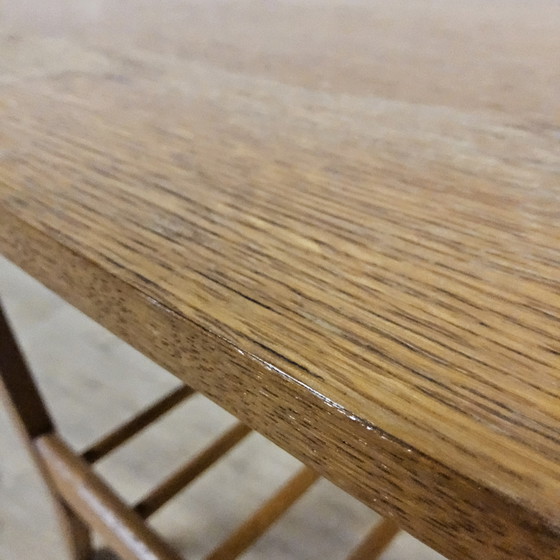 Image 1 of Vintage grenen houten salontafel / bijzettafel / koffietafel 