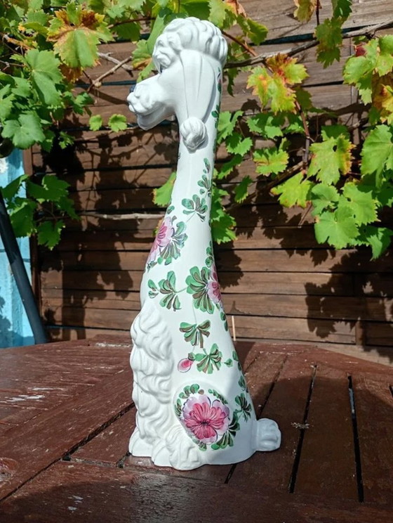 XL Vintage Italian Ceramic Poodle – Decorative Objects (photo 4 of 7)