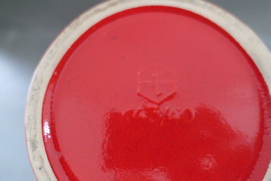 Image 1 of Vintage Steuler large red vase 143/40