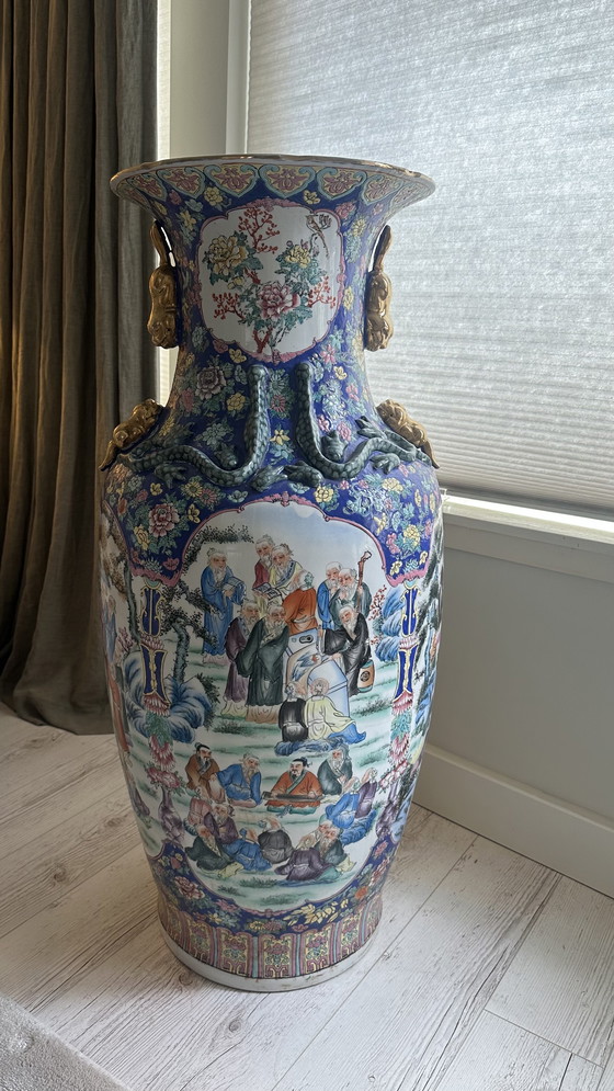 Image 1 of XL Chinese floor vases 