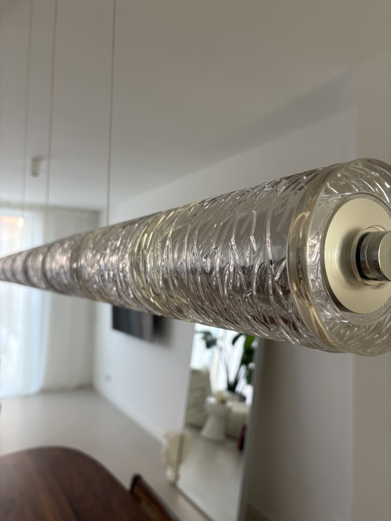 Image 1 of Flos Luce Orizzontale style | Lampada a sospensione LED in vetro di design