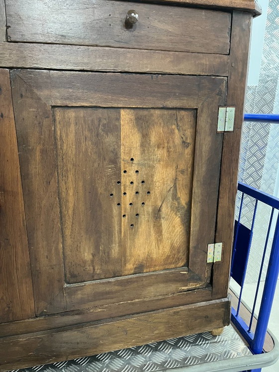 Authentic Cévenol Garde-Manger – Restored French Cabinet – Storage cabinet, Wood (photo 4 of 8)