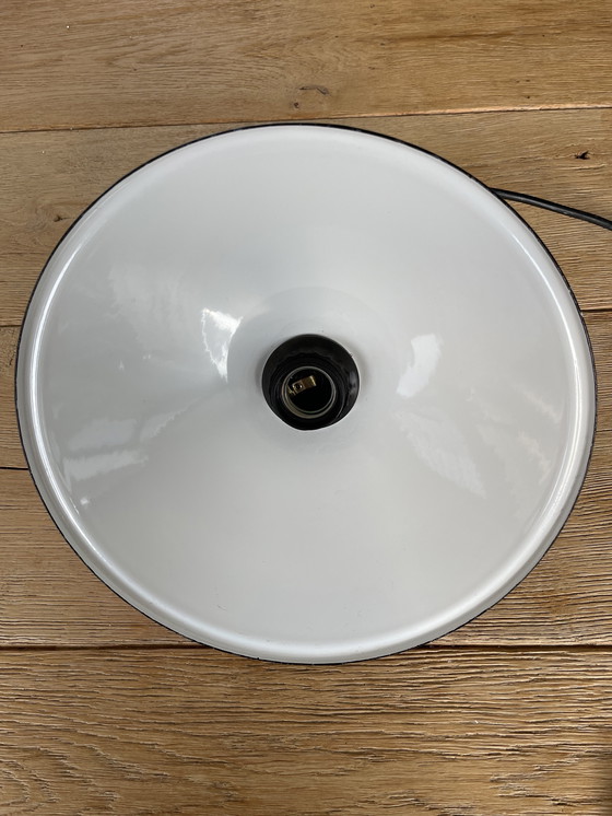 Image 1 of Lampada vintage in metallo arancione