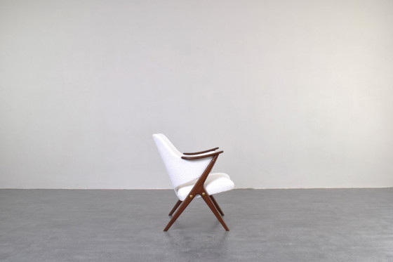 Image 1 of Mid-Century Noorse Teak Fauteuils Knott van Brunstad Møbelfabrikk, jaren 60, set van 2