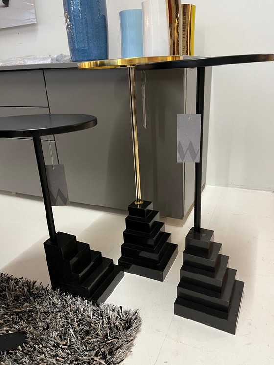 Image 1 of Ensemble de table Aytm Solum noir/doré