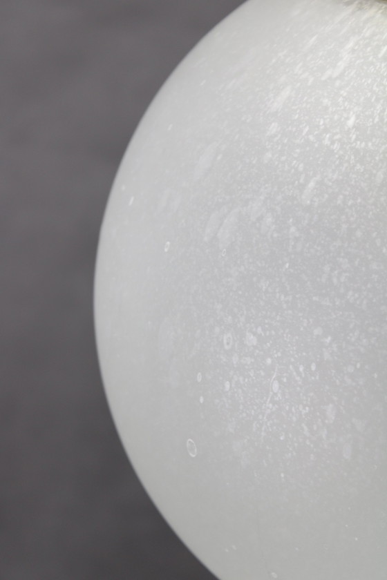 Image 1 of Lámpara colgante de cristal de los años 70 de Targetti, Italia