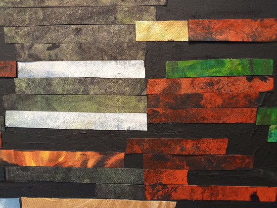 Image 1 of T van Steenbergen "Divers" Nouveau abstrait, 100 x 120 cm