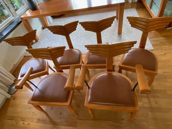 Image 1 of 6x Giorgetti Olimpia stoelen