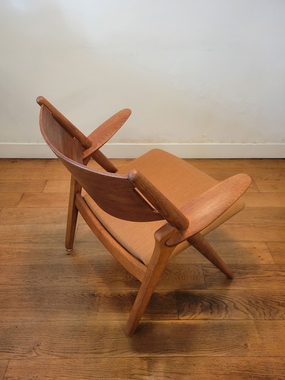 Image 1 of Vintage Ch28 Sawhorse Stoel Van Hans J. Wegner Voor Carl Hansen