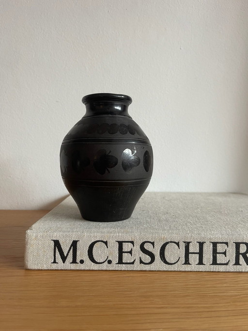 Nádudvari ceramic Vase, K. Nagy József (Hungary)