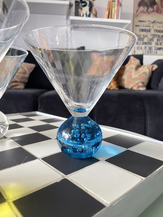 Image 1 of Verres à Martini Bulles Vintage