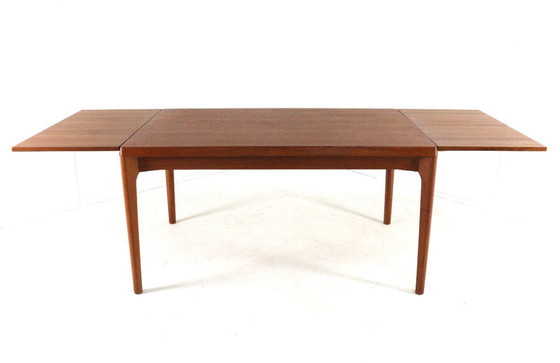 Image 1 of Henning Kjaernulf for Vejle extendable dining table Danish vintage