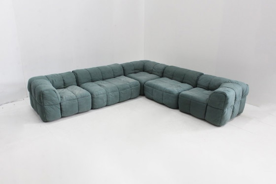 Vintage Modulaire Arflex Strips Sofa van Cini Boeri jaren 70 – Modulaire banken, Cotton (photo 12 of 14)