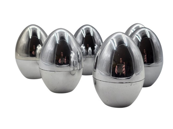 Image 1 of Law of 6 vintage egg cups/warmers