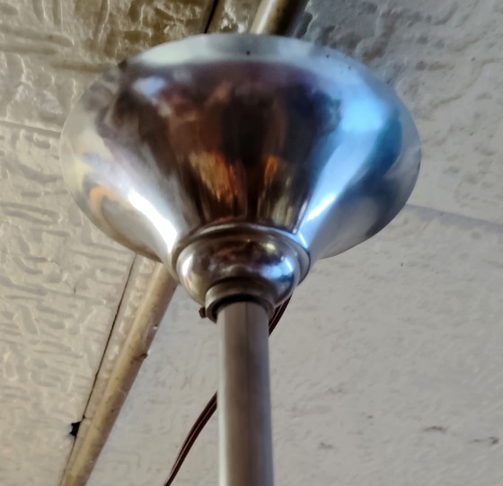 Lampada a sospensione Bauhaus globo opalino XL - metà XX secolo – Lampade a sospensione, Vetro (photo 9 of 9)