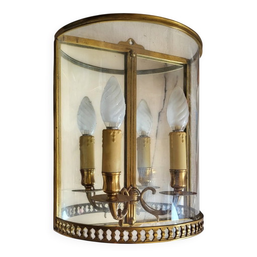 Applique murale en laiton style Louis XVI