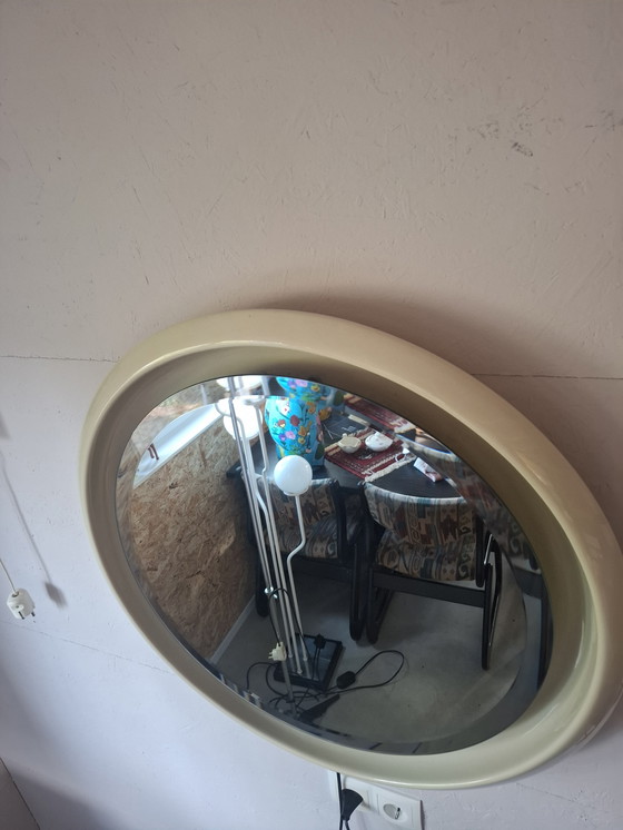 Image 1 of Vintage italiaanse spiegel met verlichting