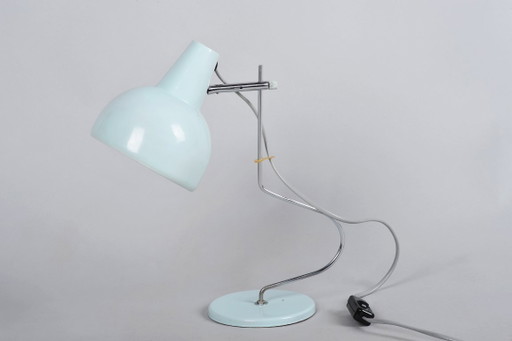 Restored Mid-Century Table Lamp, by LIDOKOV, Model L 193, Czech, 1960s – tafellampen, Metal, Chrome