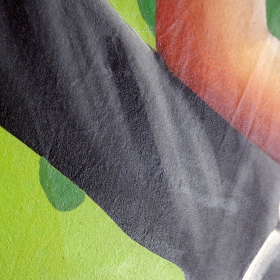 Image 1 of Billy Gubul'Art Hedendaagse Afrikaanse kunst - Acryl op stof