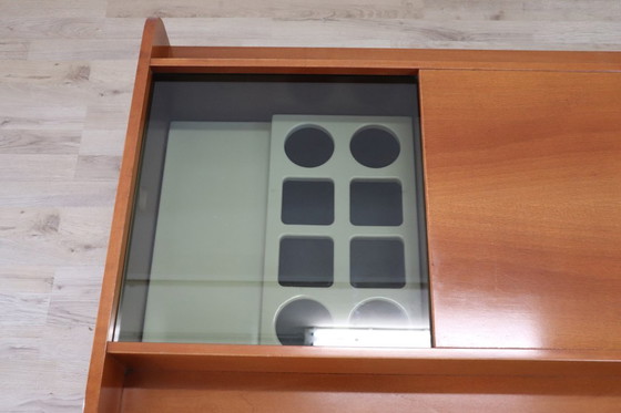 Image 1 of Couchtisch mit Barfach, Italien 1970er Jahre