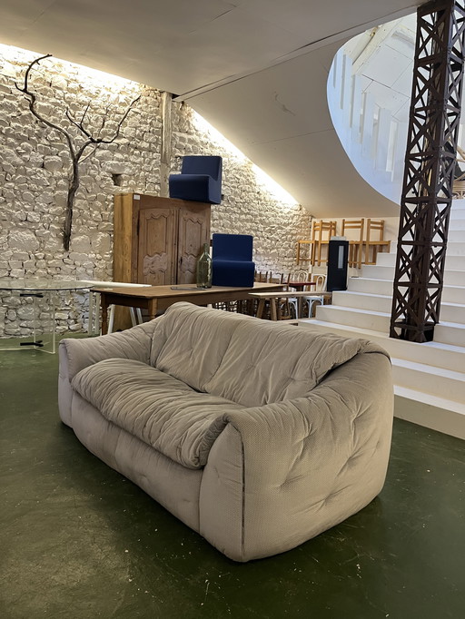 Conjunto de sofá y sillón modelo Sloop de Ligne Roset - años 80