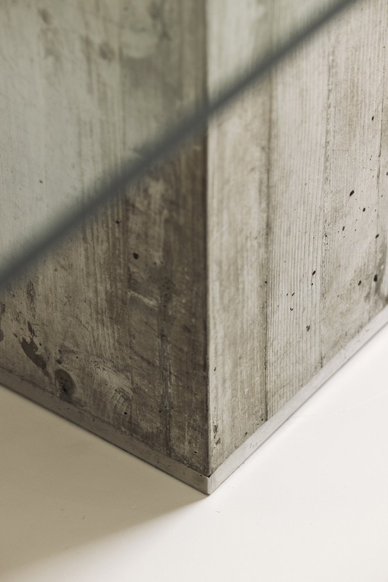 Image 1 of Very Rare Concrete and Glass Dining Table by Saporiti, Italy 1960s