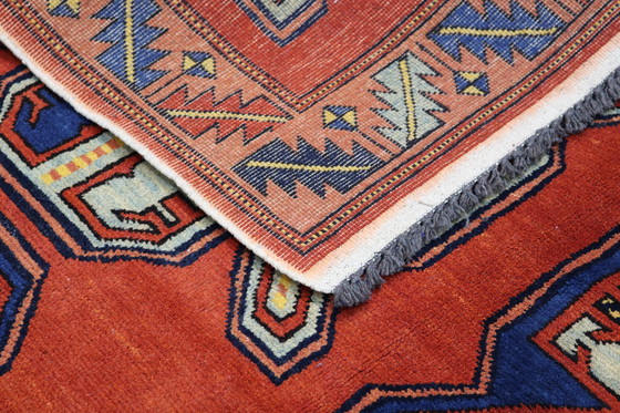 Image 1 of Russian Antique Caucasian Shirvan over 60 years - Kilim - 205 cm - 142 cm