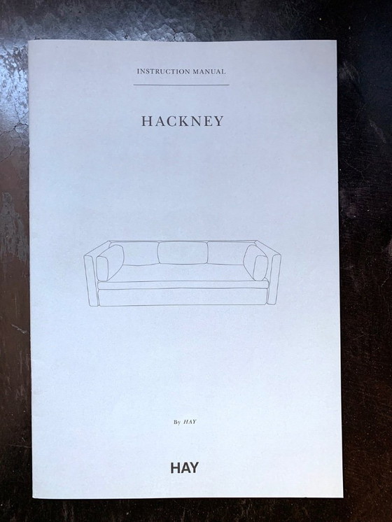 Image 1 of 2x HAY Hackney 1-zits Fauteuils - Orange/Yellow