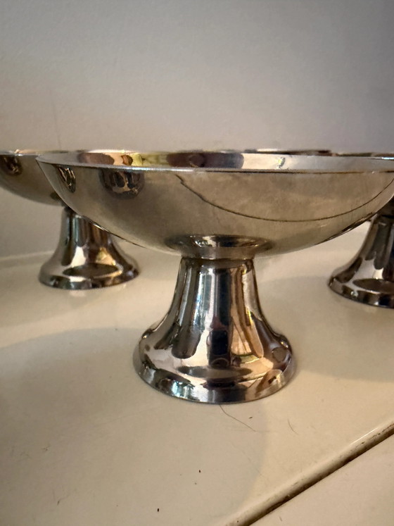 Set di 6 coppe cromate – Bicchieri e caraffe, Mid Century Modern (photo 3 of 7)