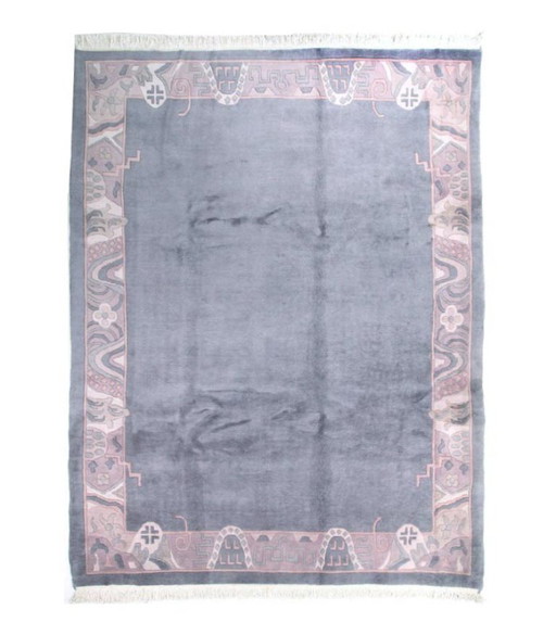 Origineel Modern Designer Hooglandwol Tapijt Nepal 346 x 264 cm