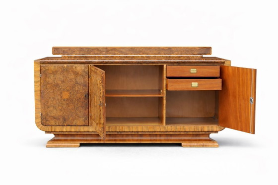 Origineel art-deco dressoir, van J. Halabala voor UP Závody, walnoothout, Tsjechië, jaren 1920 – Wood (photo 12 of 16)