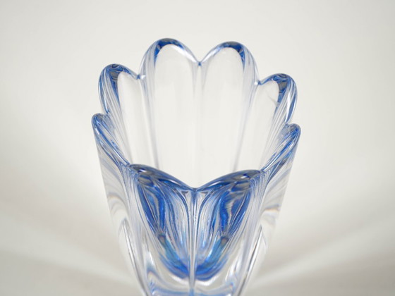 Image 1 of Mayflower glass vase, Swedish design, 1960s, designer: Jan Johansson, manufacturer: Orrefors