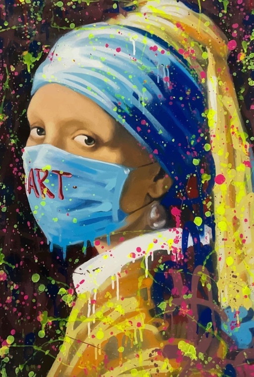 Alberto RICARDO - La Jovem de la perla - Canvas kunstenaar