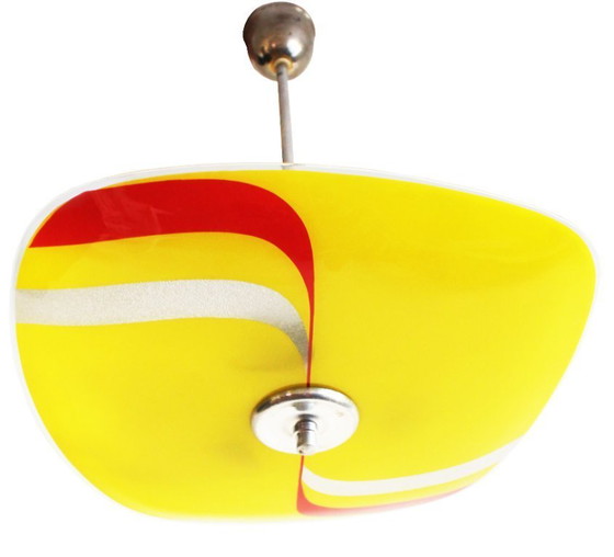 Image 1 of Plafondlamp uit het midden van de vorige eeuw uit de jaren 60