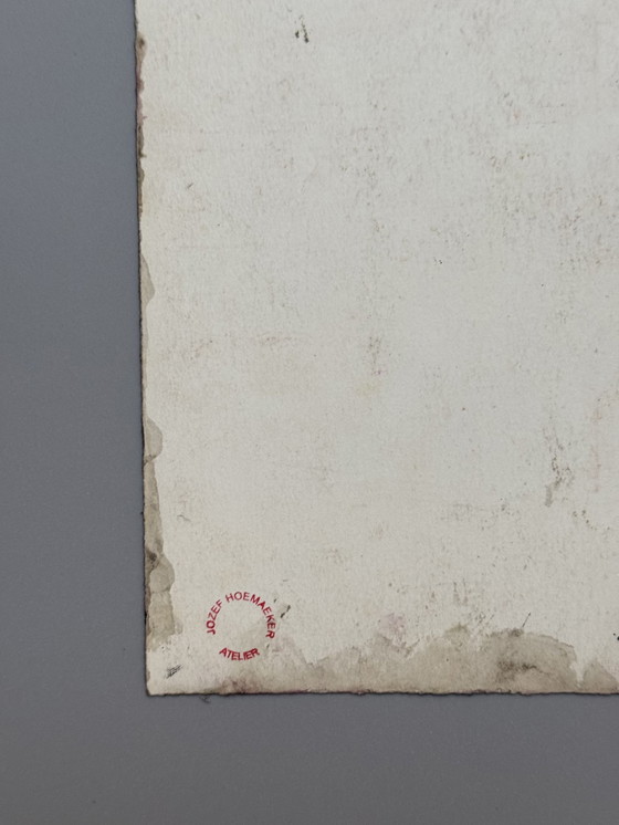 Image 1 of Jozef Hoemaeker (1911-1980) - Composition abstraite, 1952