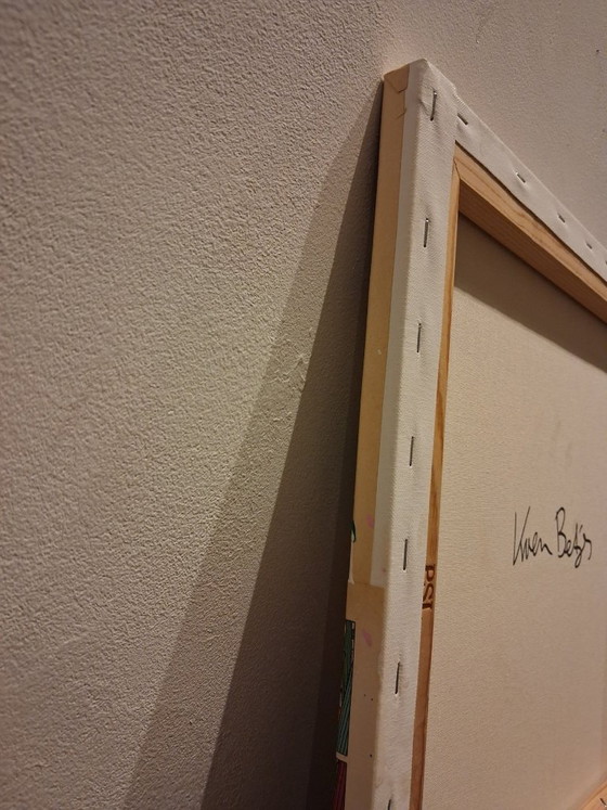 Image 1 of Koen betjes Krusty the clown x mcdonalds x banksy mashup painting