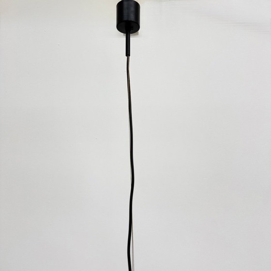 Image 1 of Lampada a sospensione in vetro di Murano blu Neverrino di Gae Aulenti per Vistosi Italia, anni '70