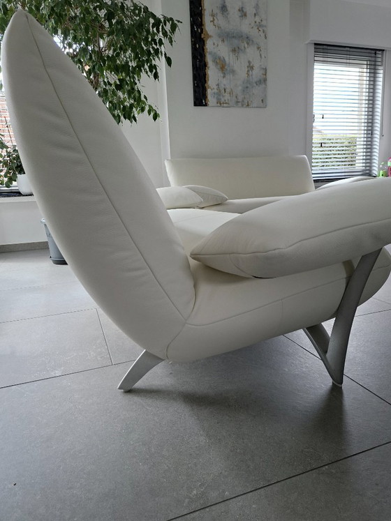 Image 1 of Rolf Benz 2-Sitzer + 3-Sitzer Lederausstattung, aufgearbeitet