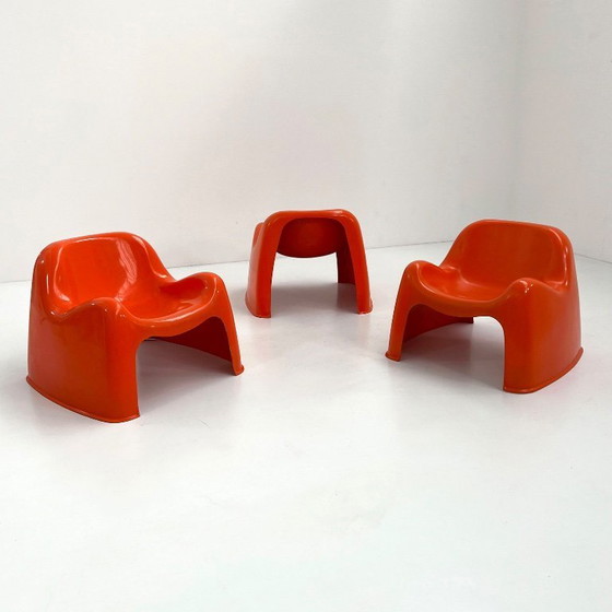 Image 1 of Oranje Toga stoel van Sergio Mazza voor Artemide, jaren 60