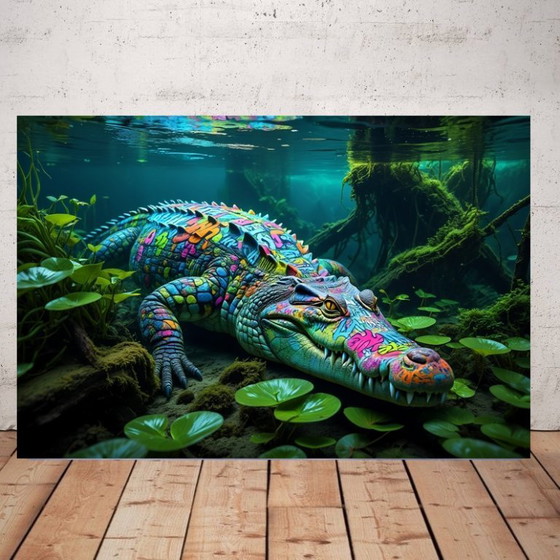 Image 1 of Photo printed on plexiglass / Limited edition / Street art / Original decoration / Pop art / Art deco