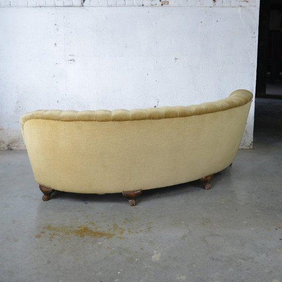 Image 1 of Bended Chesterfield Like Couch