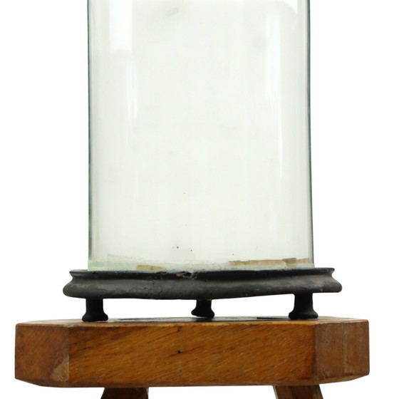 Image 1 of Antieke Stolp Globe Mondgeblazen Glas