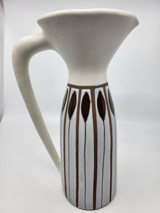 Image 1 of Jarra de cerámica Roger Capron "Fer de Lance", Francia, década de 1950